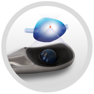 Dynamic Focusing Probe combines high resolution real-time ultrasound imaging with precise HIFU energy delivery resulting in expanded reach and fastest radiation-free-prostate-treatment.